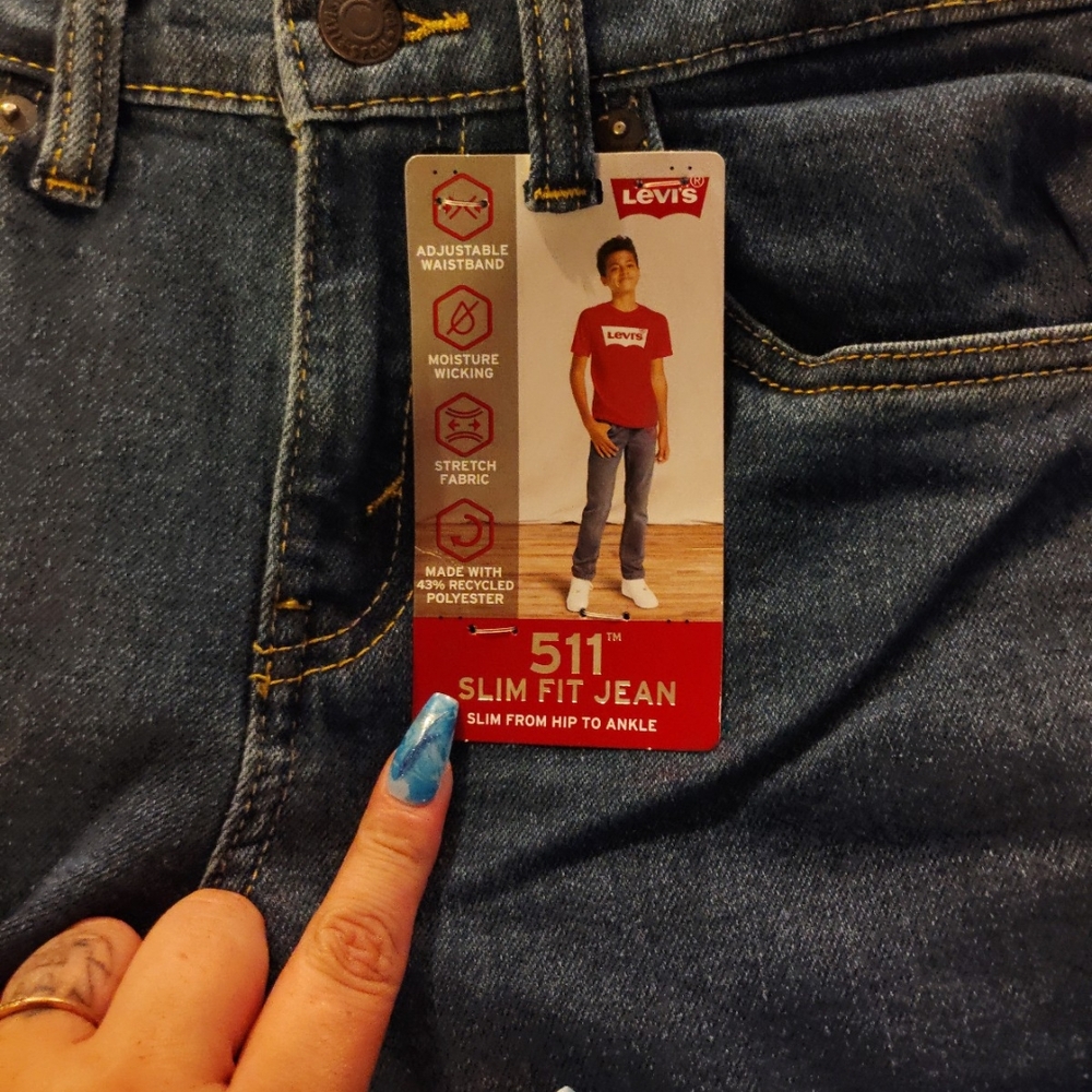 Levi's 511 Slim Fit Jeans in Dark Blue